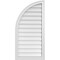 Ekena Millwork Quarter Round Top Left Surface Mount PVC Gable Vent w/ 2"W x 1-1/2"P Brickmould Frame, 20"W x 40"H GVPQL20X4002SN - alternate 1